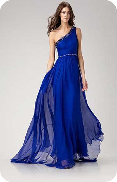 Vestido Azul Royal Gala