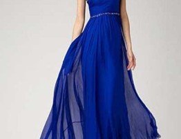 Vestido Azul Royal Gala